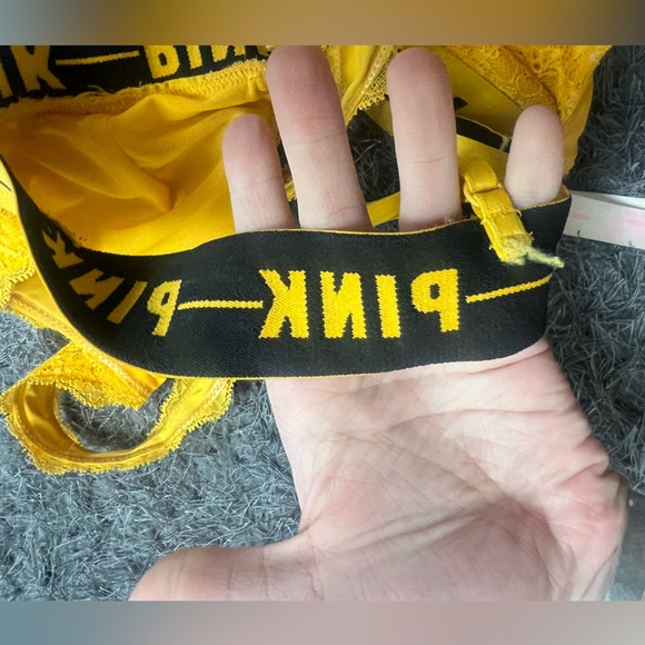 Victoria’s Secret PINK Yellow Lace Bralette! - Picture 5 of 12